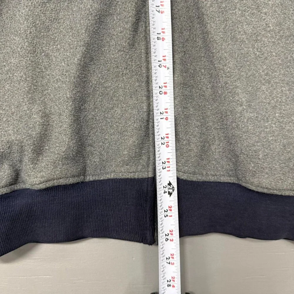 Vintage Polo Ralph Lauren Golf Zip‎ Up Distressed 90s Retro Fleece Jacket Medium